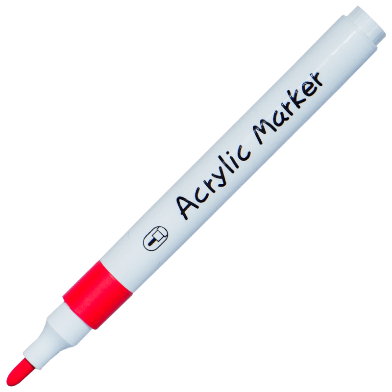 Carioci acrilice washable pentru desen si hobby 12 culori, Yulin